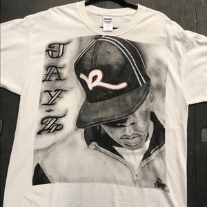 Jay Z Vintage Bootleg Print T-shirt XL